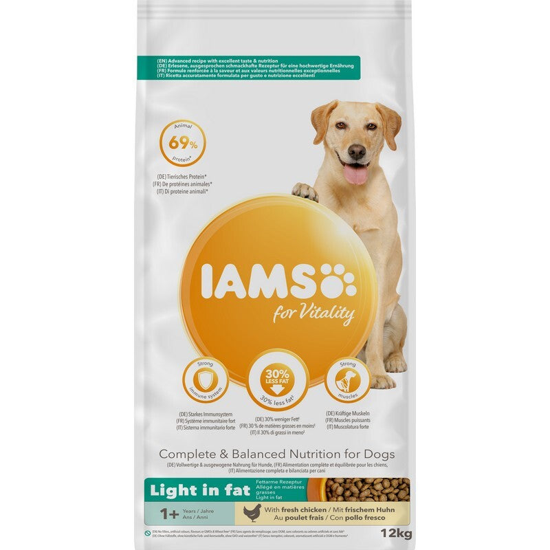 Iams Dog Adult Light in Fat 12 kg