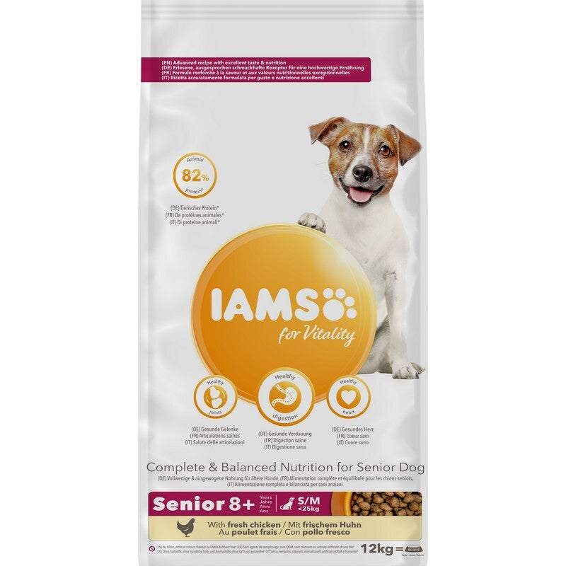 Iams Dog Senior Medium Chicken 12 kg