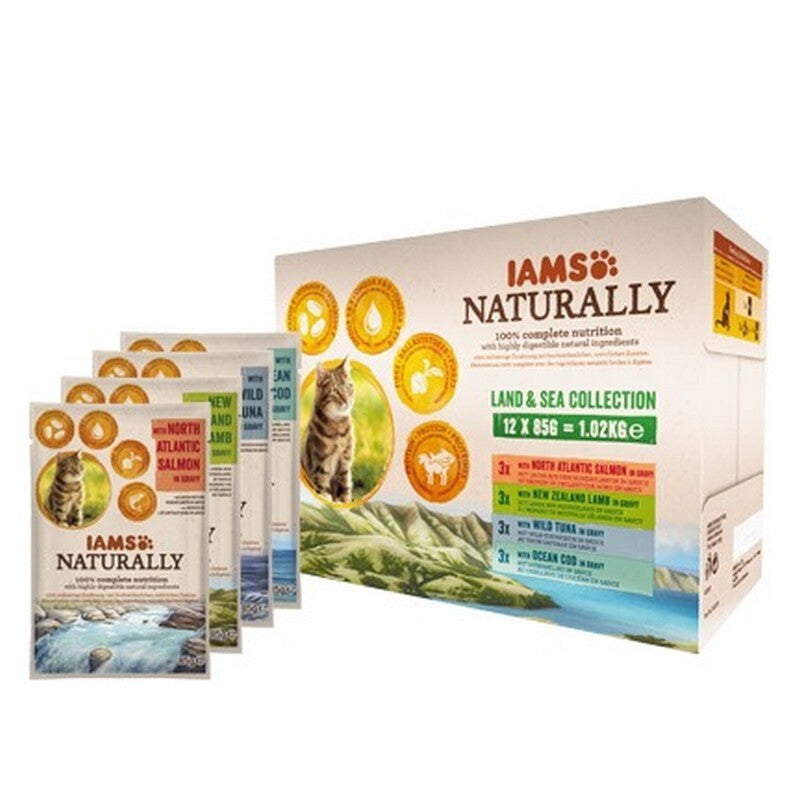 Iams Naturally Cat Adult 12x85g