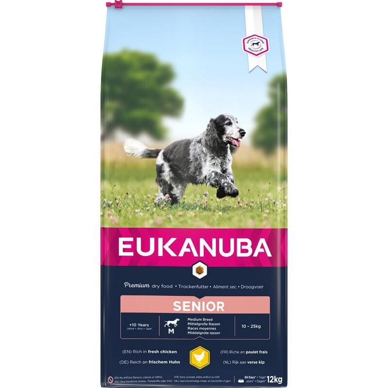 Eukanuba Senior Medium Chicken 12 kg