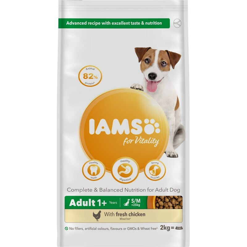 Iams Dog Adult Sml/Med Chick 2x2kg