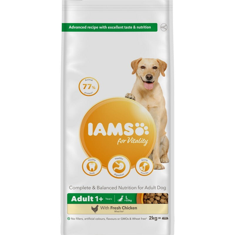Iams Dog Adult L Chck 2x2kg