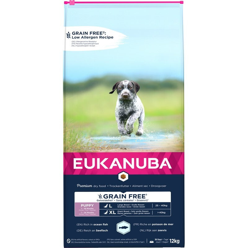 Eukanuba Puppy GF L Ocean Fish 12 kg