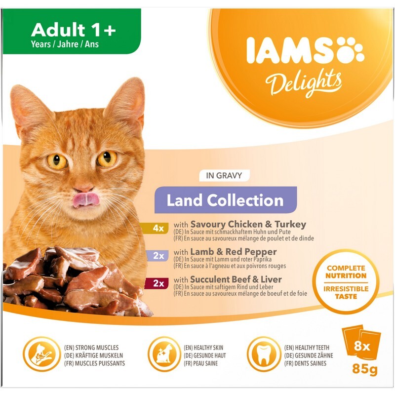 Iams Adult Delight Land Gravy 8x85g