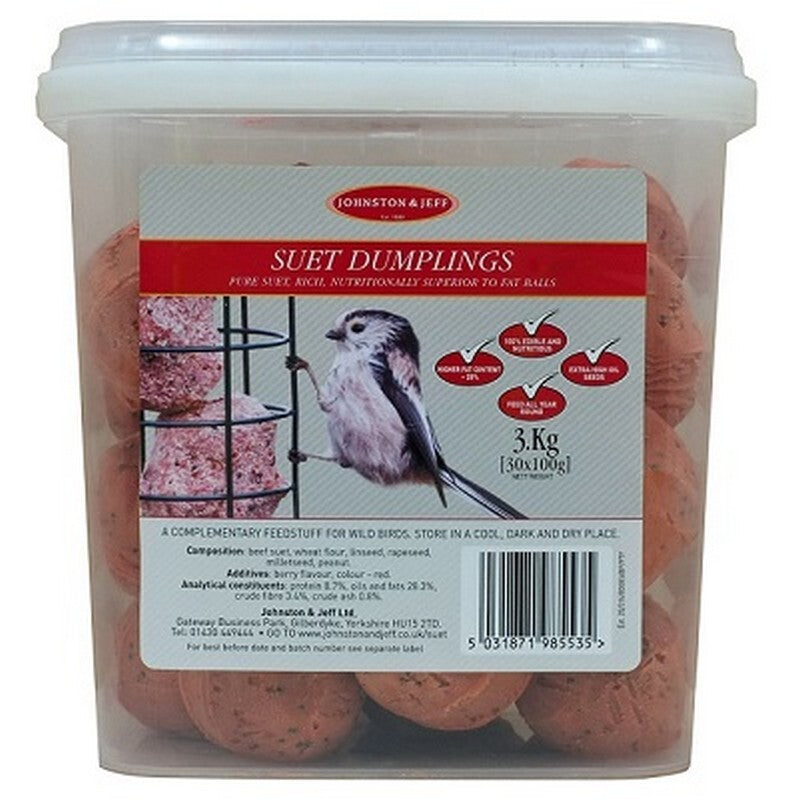 JJ Suet Dumplings Tub 100gx100