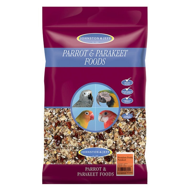 JJ Premium Fruity Parakeet 1kgx6