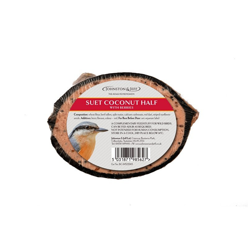 JJ Suet Coconut Half Berry x30