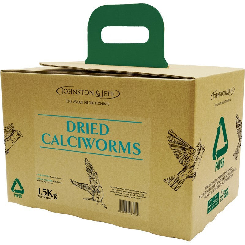 JJ Dried Calciworms in EcoBox 1.5 kg
