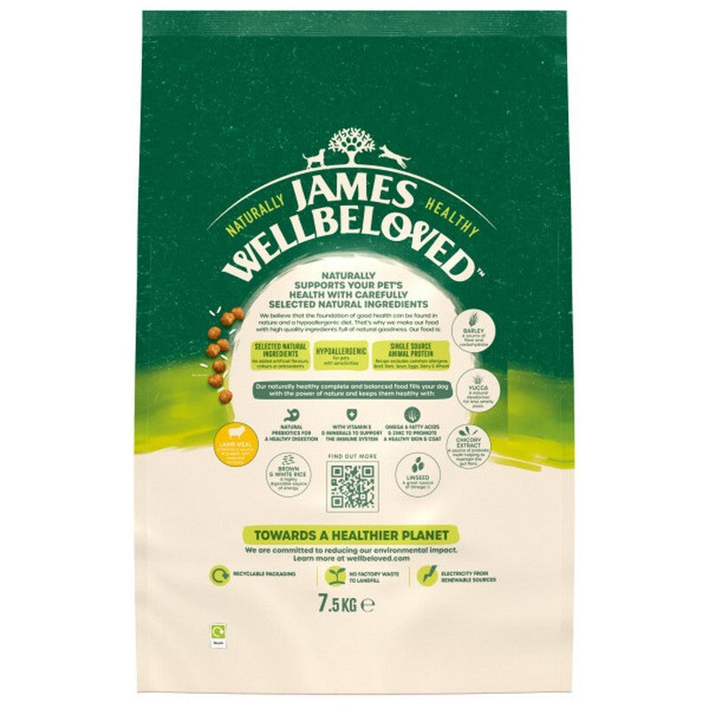 JW Dog Adult Lamb & Rice 7.5 kg