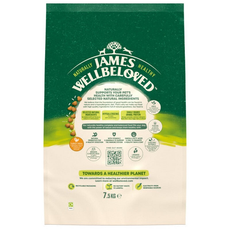 JW Dog Adult Turkey & Rice 7.5 kg