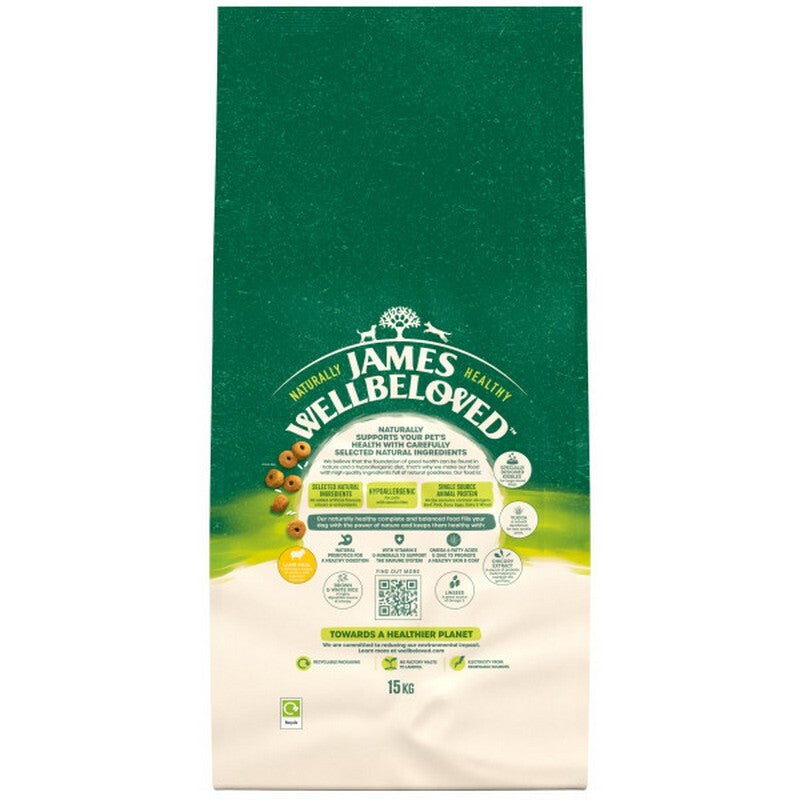 JW Dog Adult Lrg Lamb & Rice 15 kg