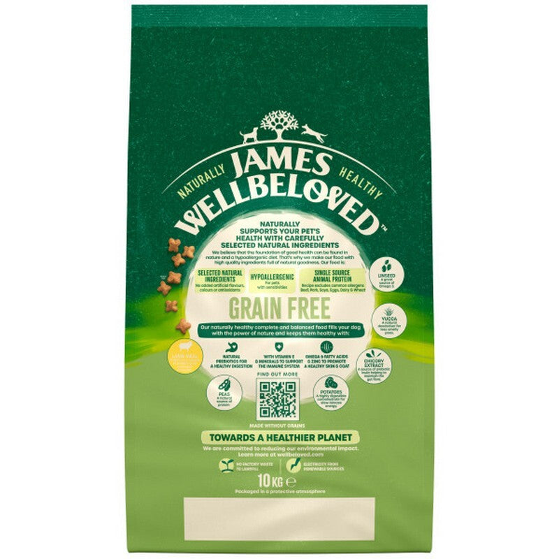 JW Dog Adult GF Lamb & Veg 10 kg