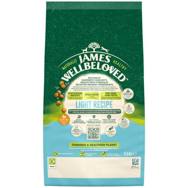 JW Dog Adult Light Turkey & Rice 1.5 kg