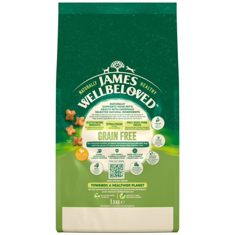 JW Dog Adult GF Turkey & Veg 1.5 kg