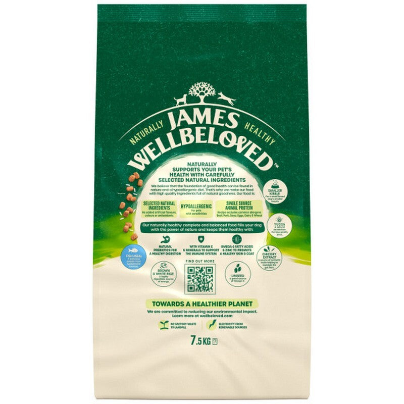 JW Dog Adult Small Fish & Rice 7.5 kg