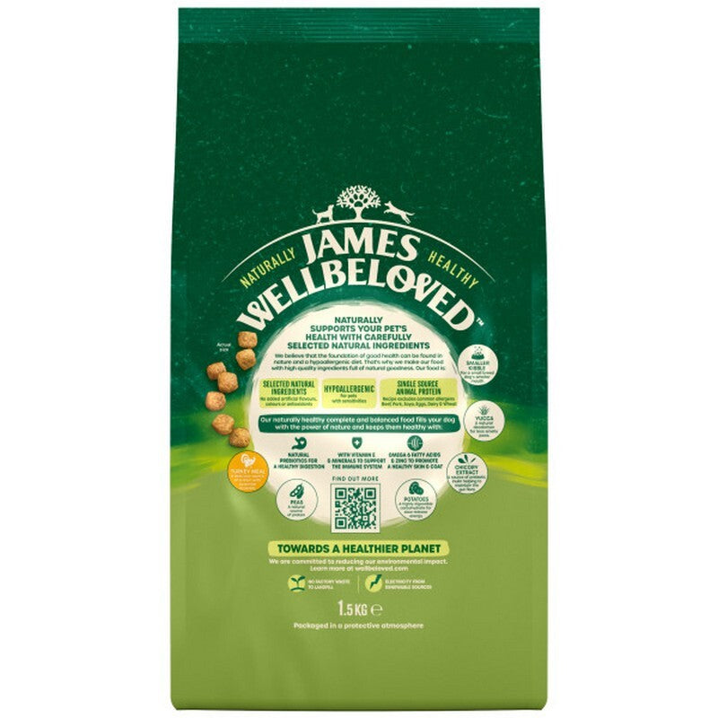 JW Dog Adult Small GF Turk & Veg 1.5 kg