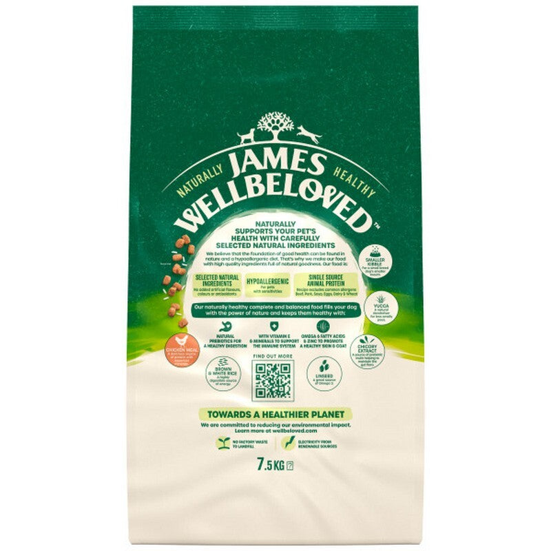 JW Dog Adult Small Chick & Rice 7.5 kg