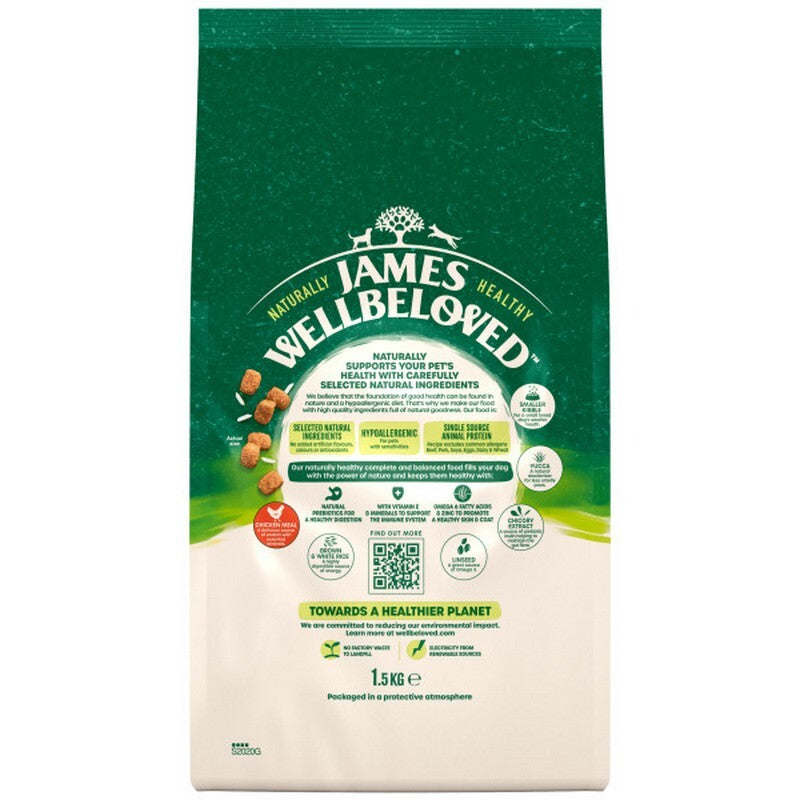 JW Dog Adult Small Chick & Rice 1.5 kg
