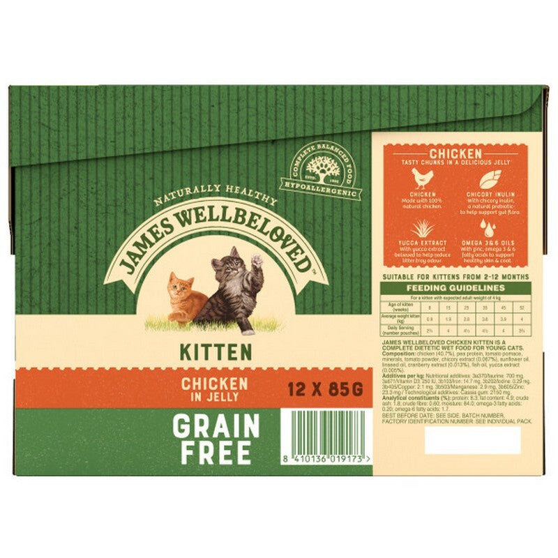 JW Kitten GF Chicken Jel Pch 85gx12x4