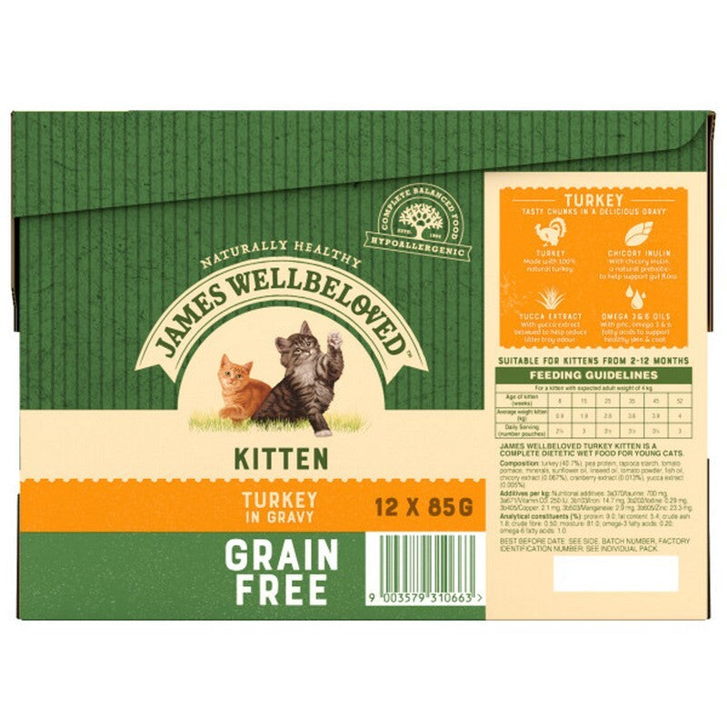 JW Kitten GF Turkey Gravy Pch 85gx12x4