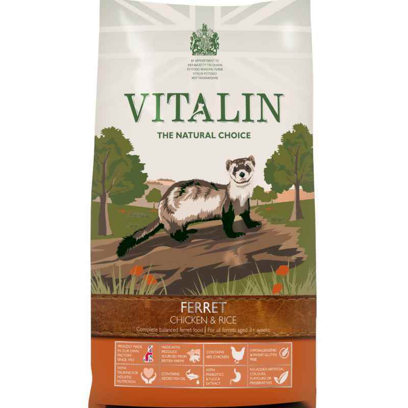 Vitalin Ferret Chicken & Rice 2kgx4