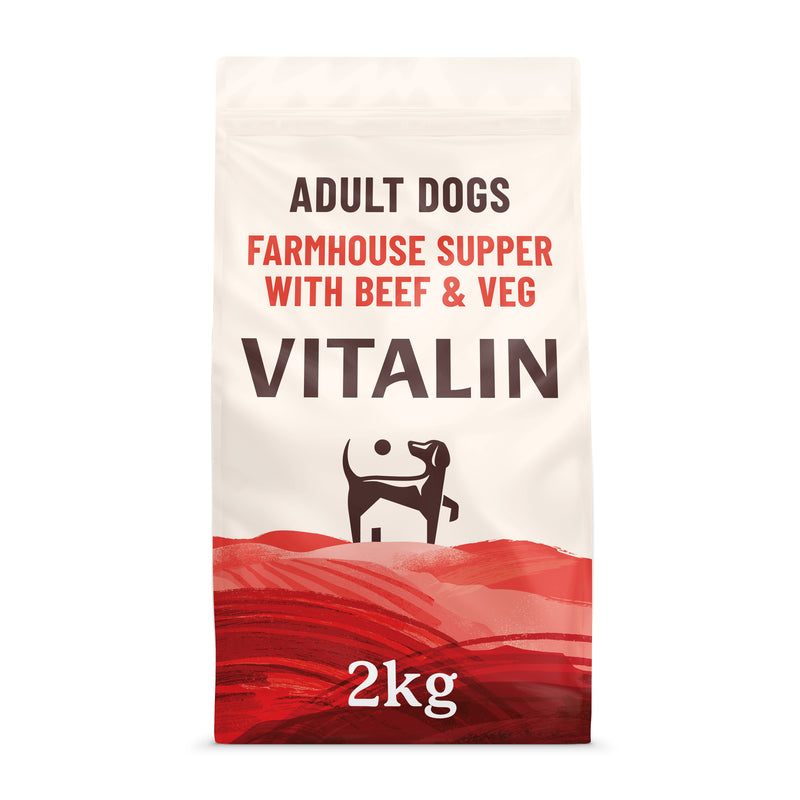 Vitalin Adult Farmhouse Beef 2kgx4