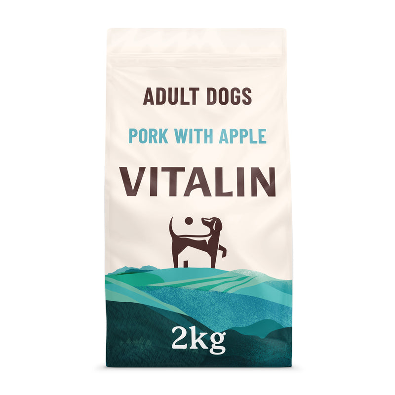 Vitalin Adult Pork Apple 2kgx4