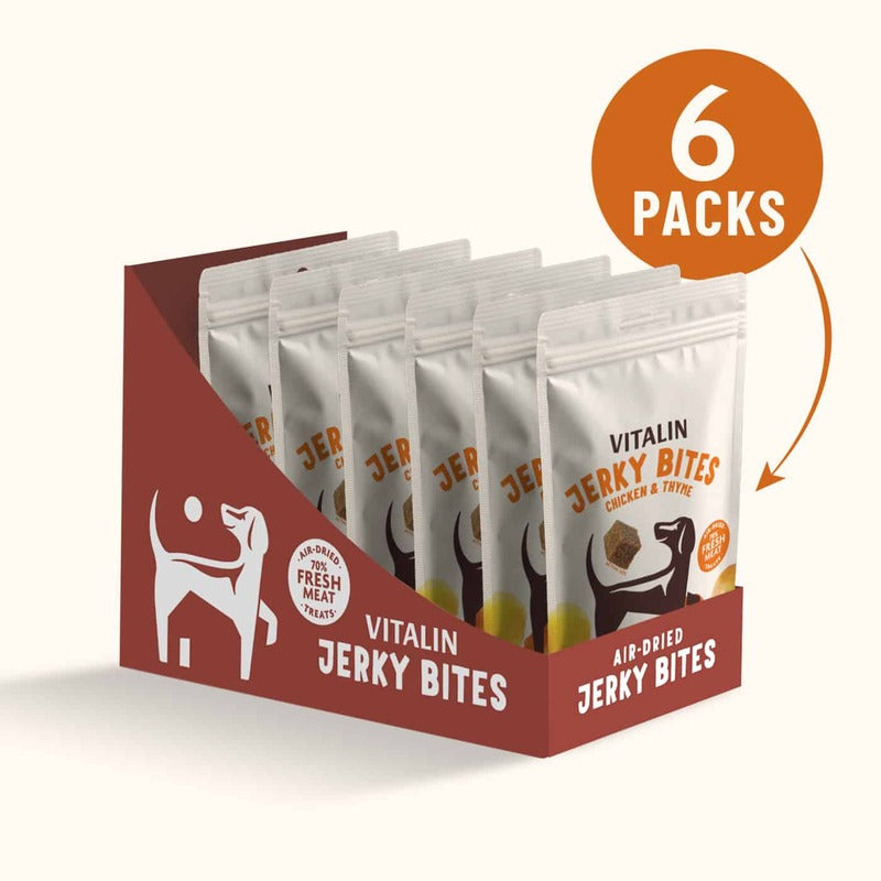 Vitalin Jerky Bites Chicken Treats 70gx6