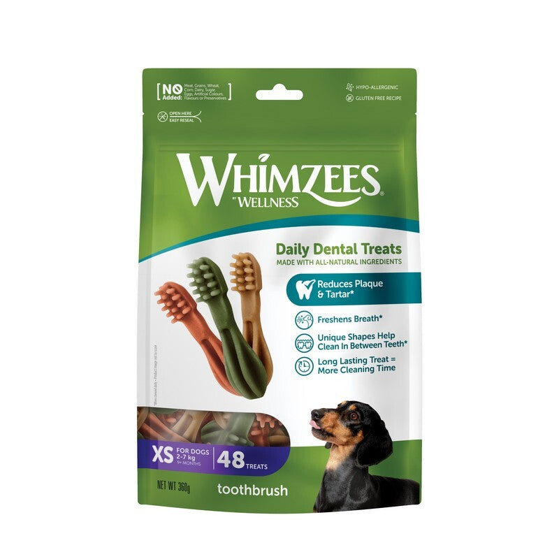 Whimzees Toothbrush XSmall 48bag x6