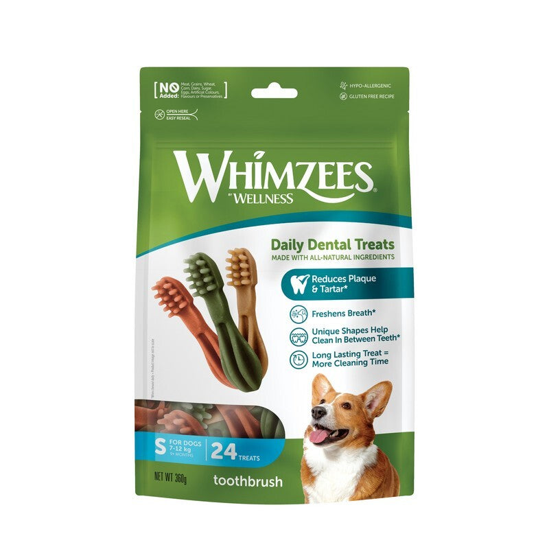 Whimzees Toothbrush Small 24bag x6