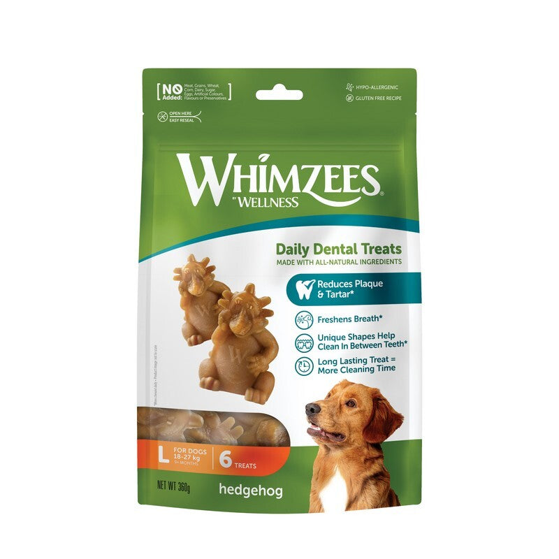 Whimzees Hedgehog Large 6bag x6