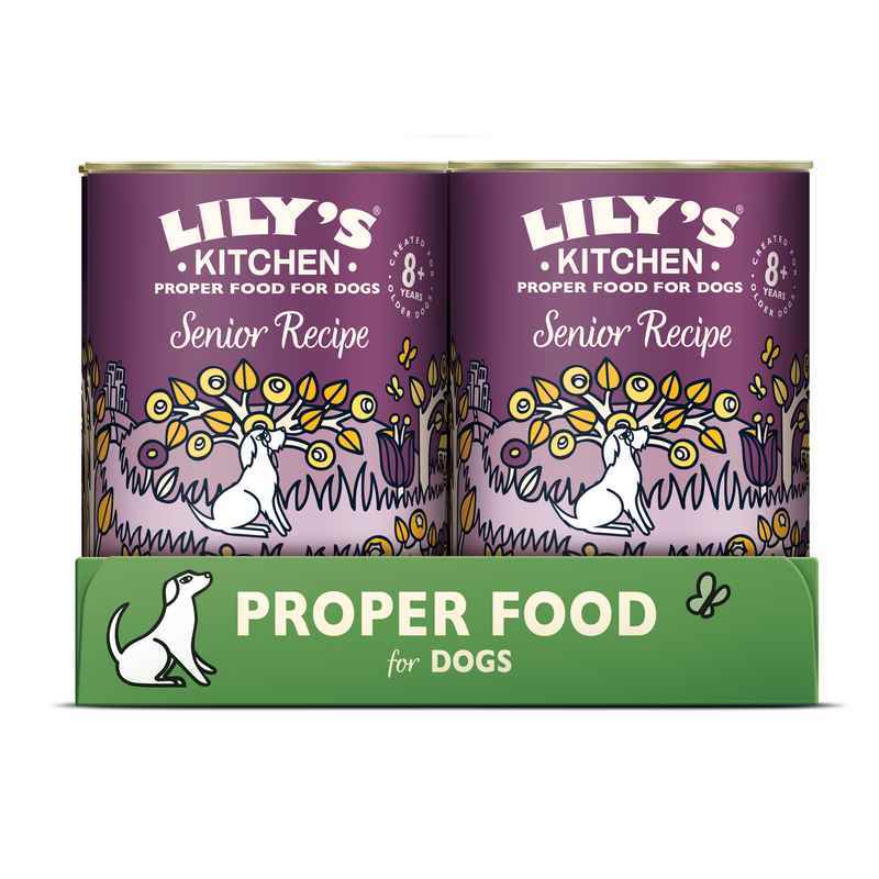 Lilys Kitchen Senior Dog Tray 400g x6