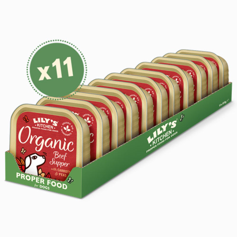 Lilys Kitchen Organic Beef 150gx11