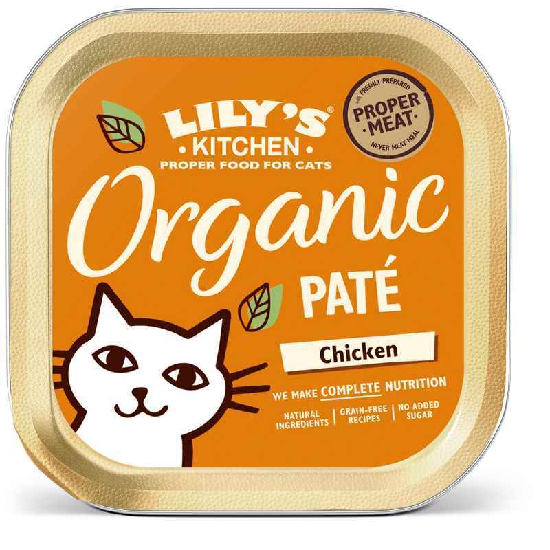 Lilys Kitchen Cat Organic Chicken85gx19