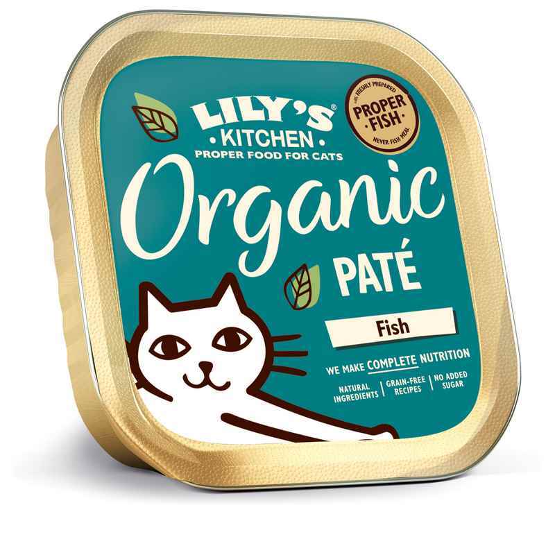 Lilys Kitchen Cat Organic Fish 85gx19