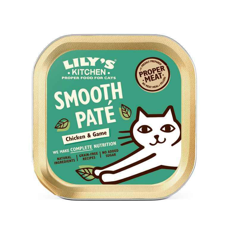 Lilys Kitchen Cat Smth Pate ChkGm 85gx19