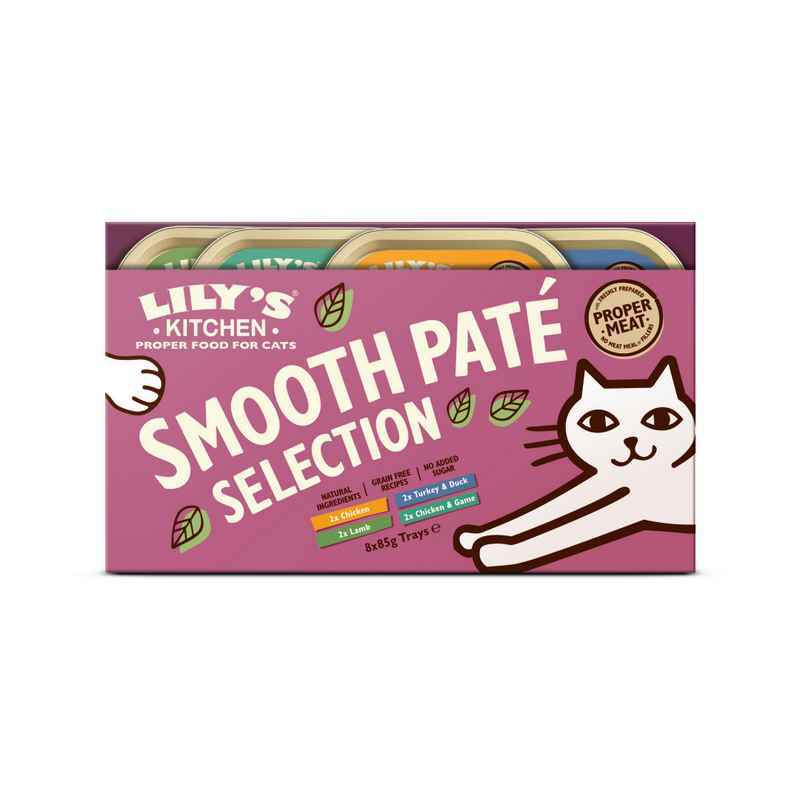 Lilys Kitchen Cat Smth Pate Mix 85gx8x4