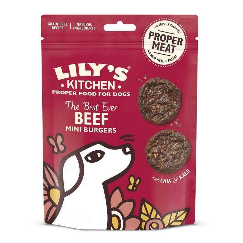 Lilys Kitchen Beef Mini BurgerTrt 70gx8