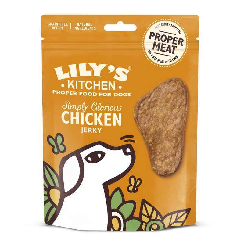 Lilys Kitchen Chicken Jerky Trt 70gx8