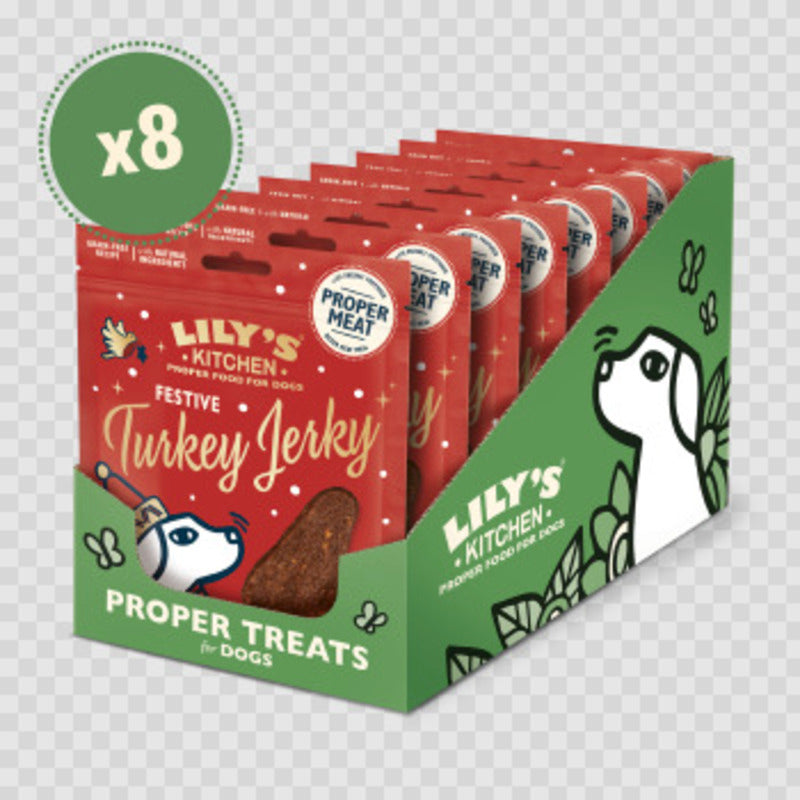 Lilys Kitchen Xmas Dog Turkey Jerky70gx8