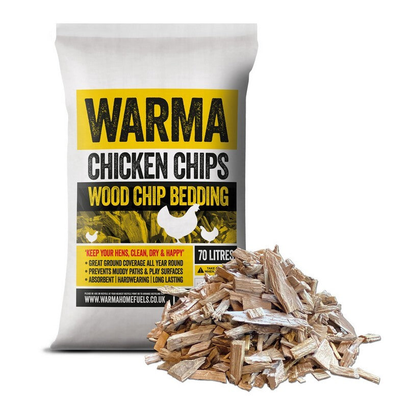 Warma Chicken Chips Woodchip Bedding 70L
