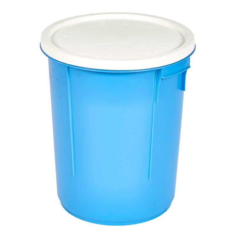 Pet Feed Container & Lid Sky Blue 28 L