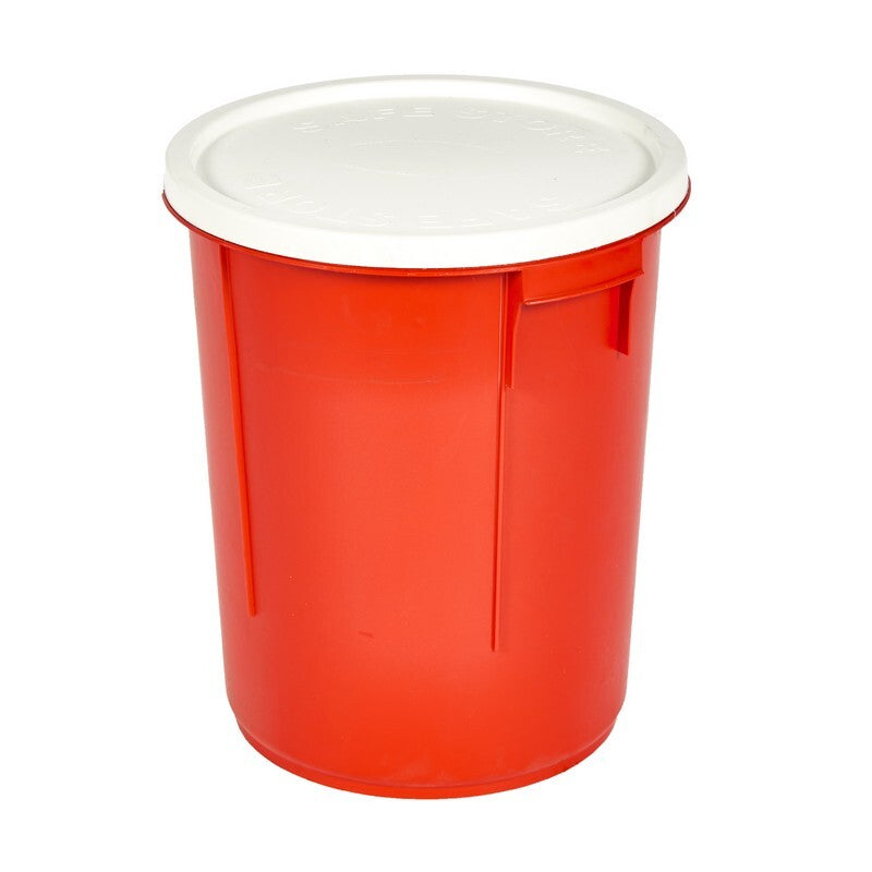 Pet Feed Container & Lid Red 28 L
