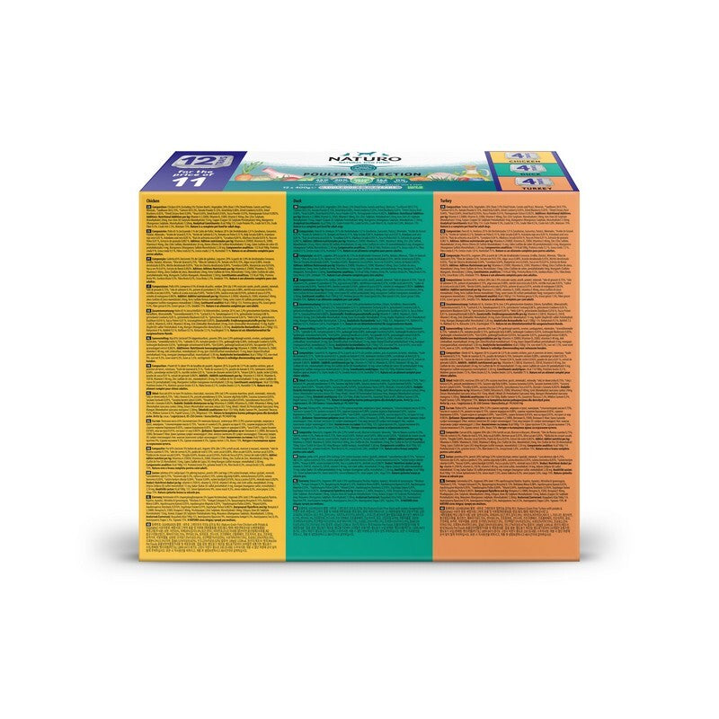 Naturo Adult GF Mixed P&V Tray12/11x400g