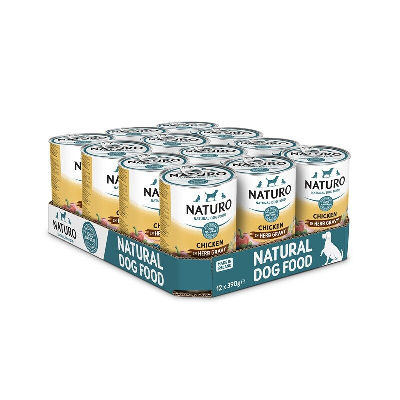 Naturo Adult GGF Chick Gravy Tin 12x390g