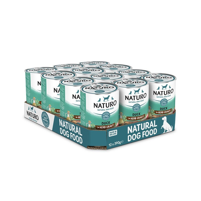 Naturo Adult GGF Duck Gravy Tin 12x390g