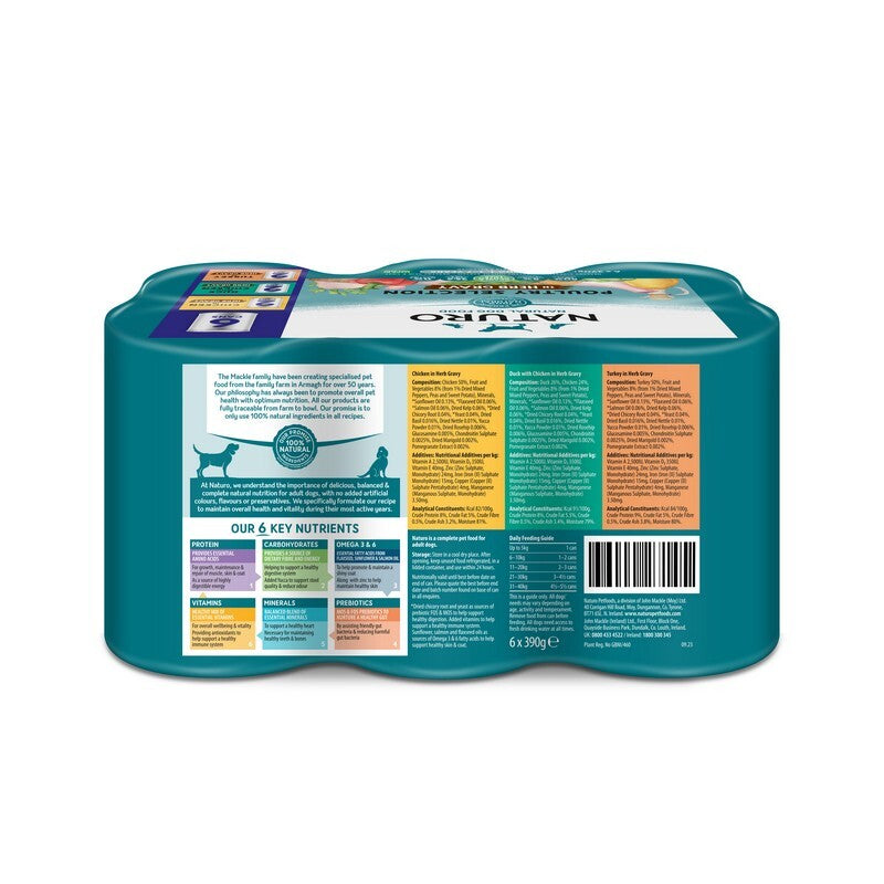 Naturo Adult GGF Mix Grvy Tin 390gx6x4