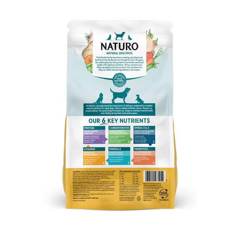 Naturo Adult GF Chicken P&V 4x2kg