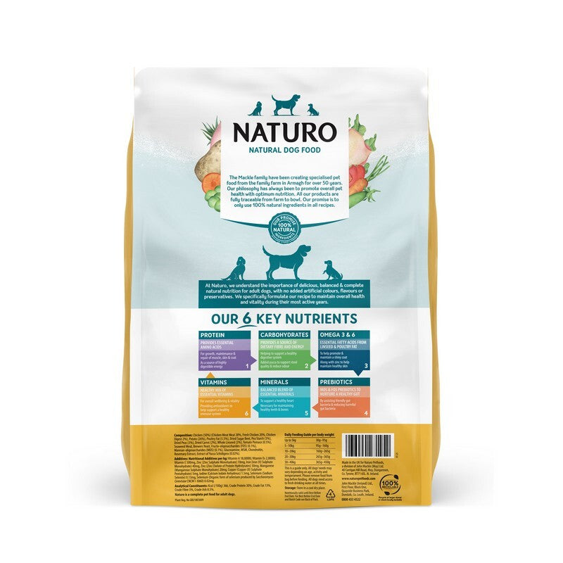 Naturo Adult GF Chicken Pot&Veg 10 kg