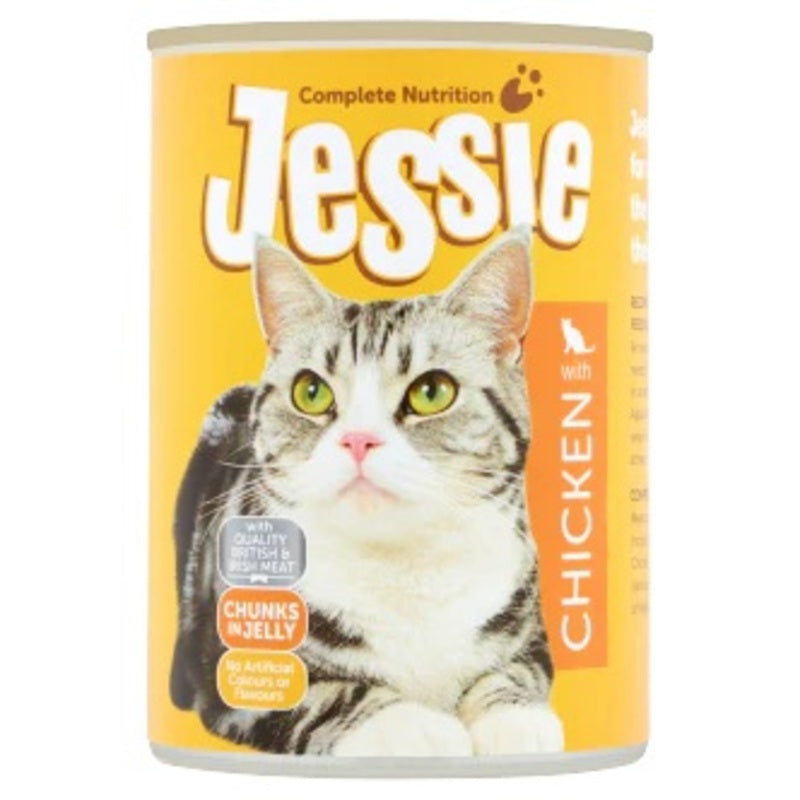 Jessie Cat Chicken 400gx12 Tray
